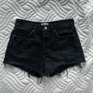 Like New - Agolde Parker Cut Off Short in Crash, Size 26